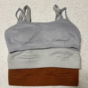 Lot of 3 Hollister Bralettes Size large